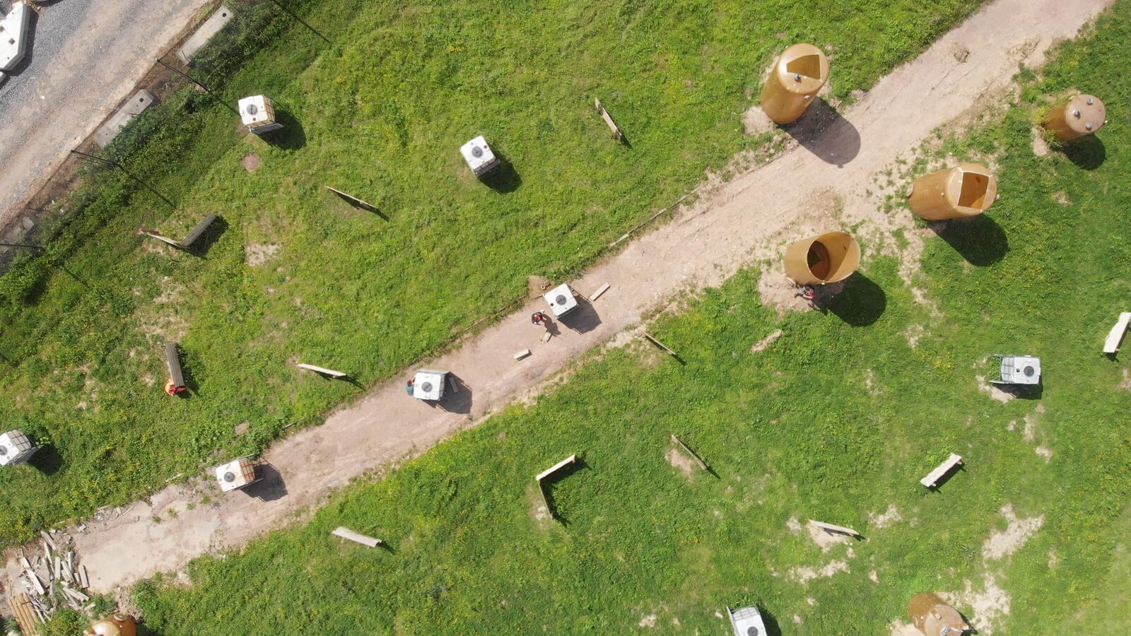 Terrain paintball Le Chantier — Team Square