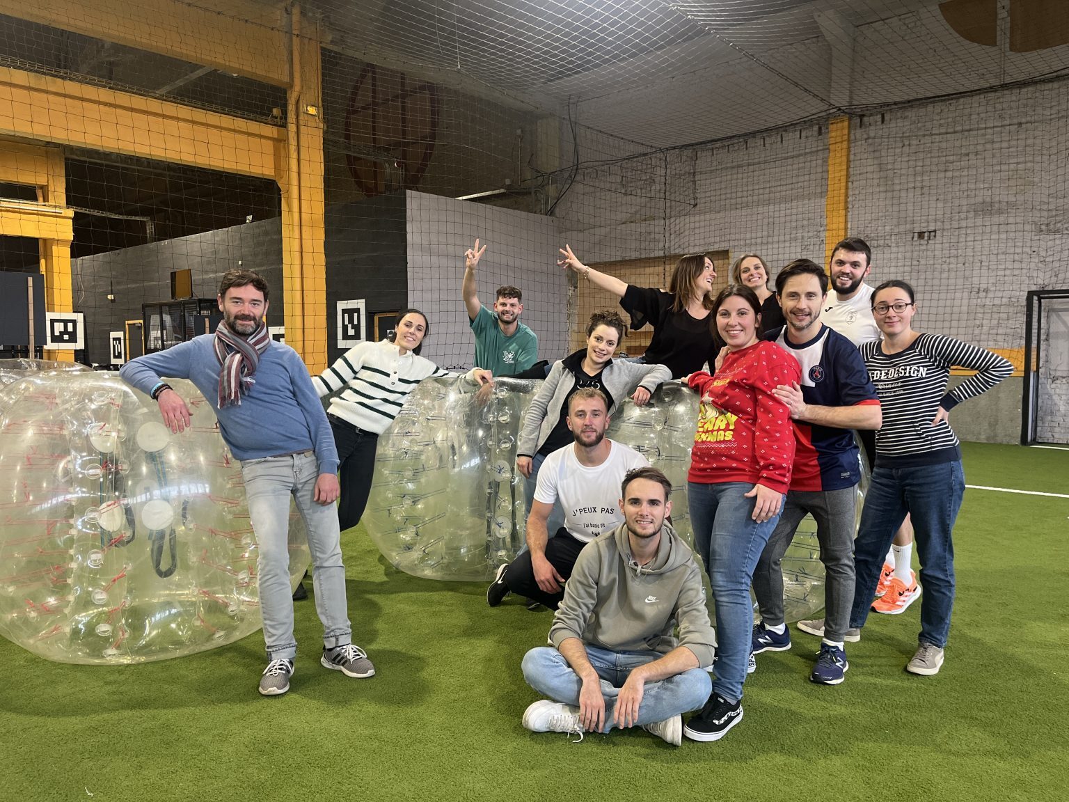 Bubble foot entre amis chez Team Square Hénin-Beaumont