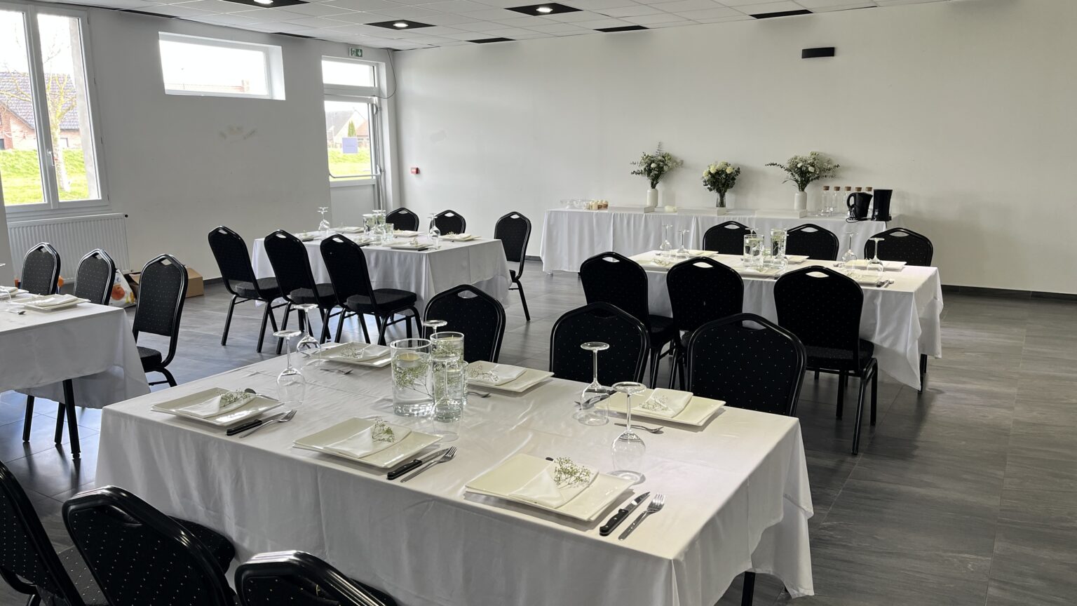Salle Apollon pour la séparation hommes-femmes lors d'un mariage musulman chez Team Square Events