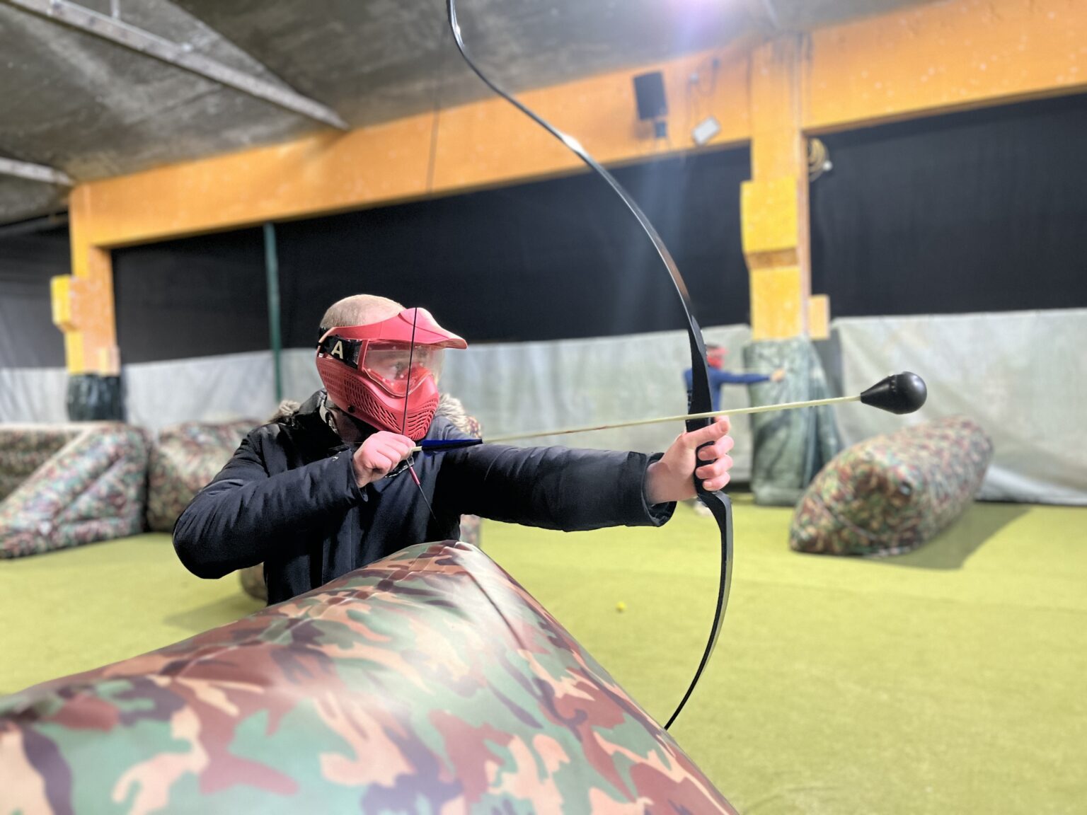 Session d'archery tag en equipe pres de Lille