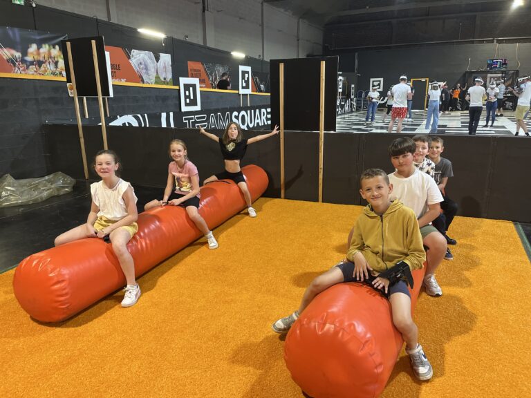 Bazookaball pour un anniversaire enfant chez Team Square