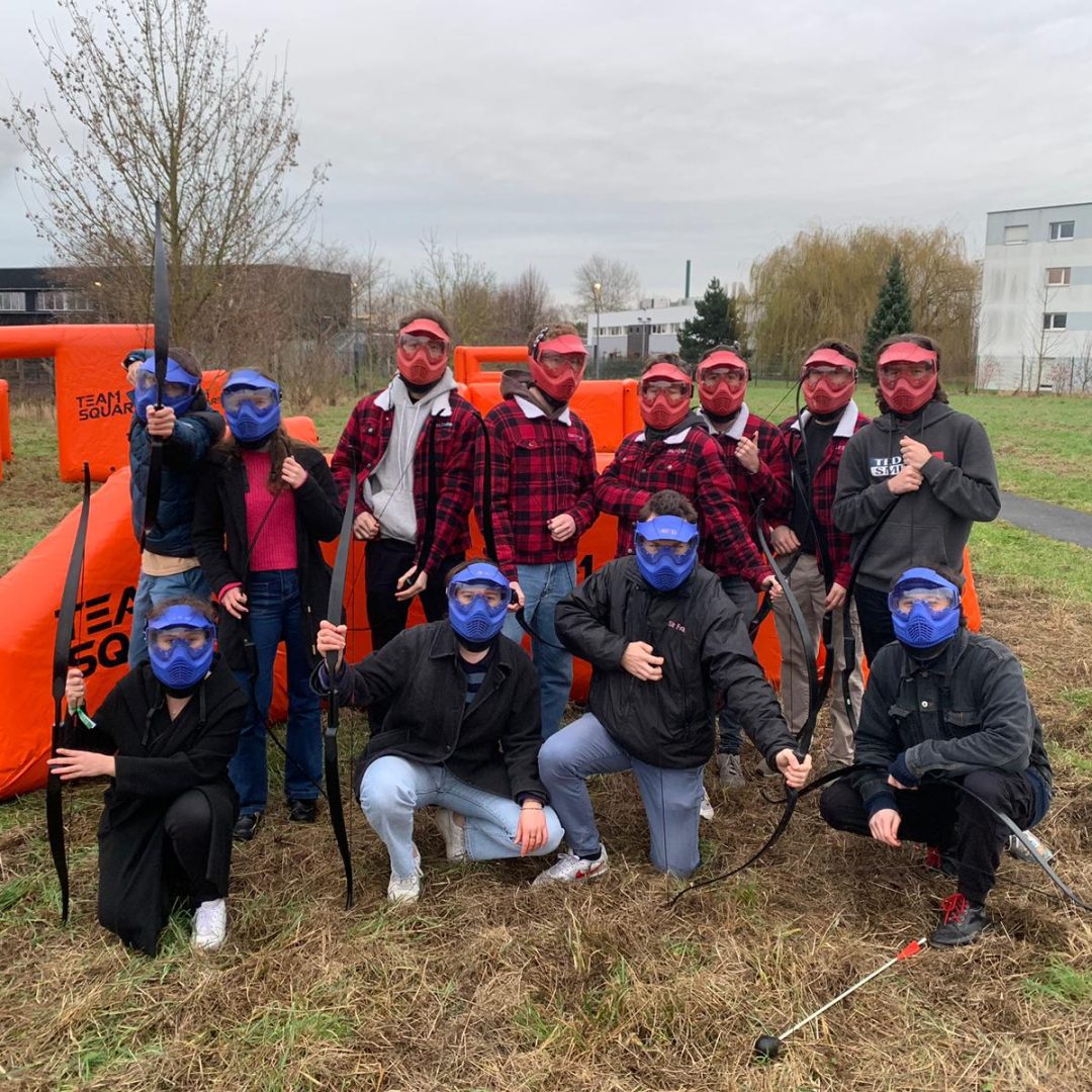 Archery tag tir a l arc en equipe pres de Lille Team Square