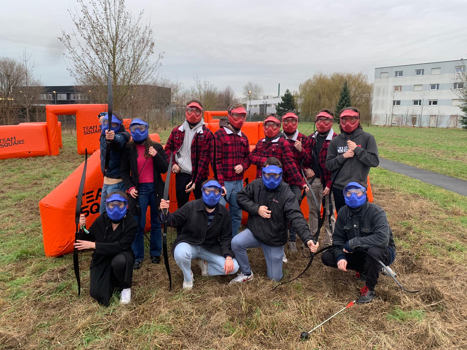 Archery tag tir a l arc en equipe pres de Lille Team Square