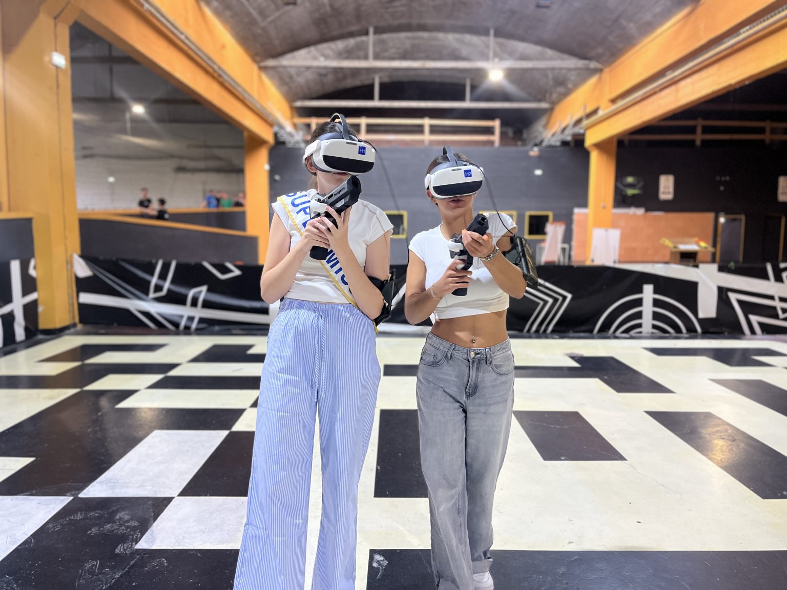 Réalité virtuelle en famille pour un anniversaire