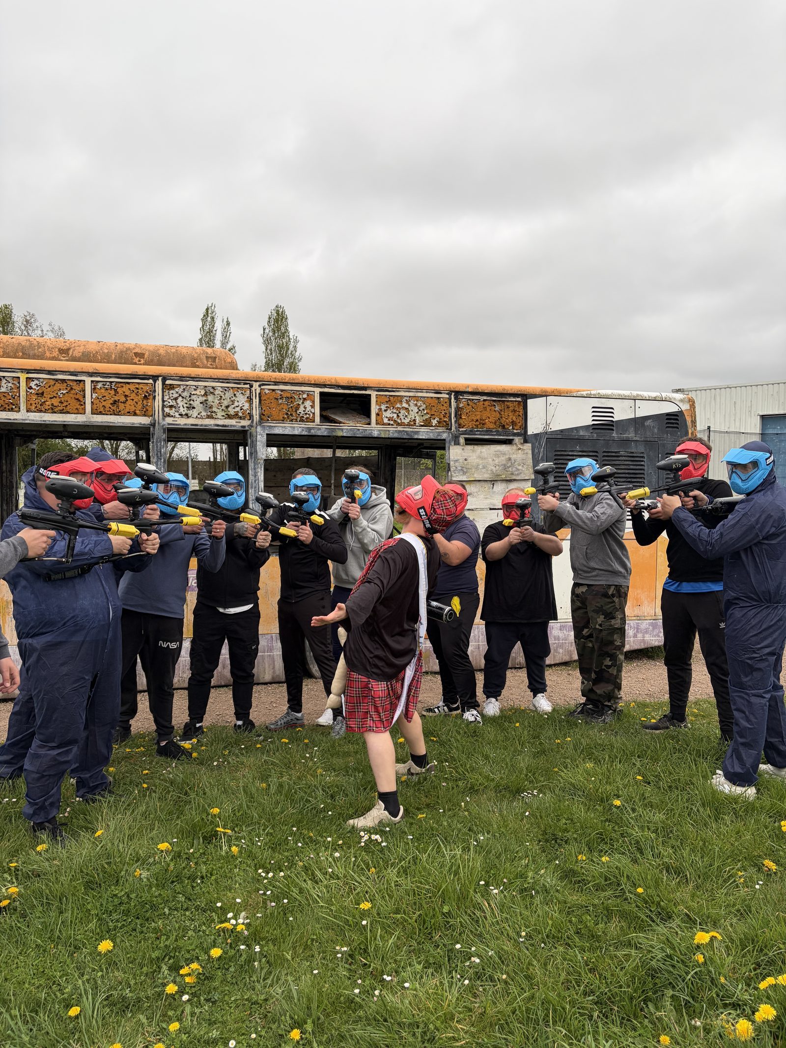 Partie de paintball chez Team Square